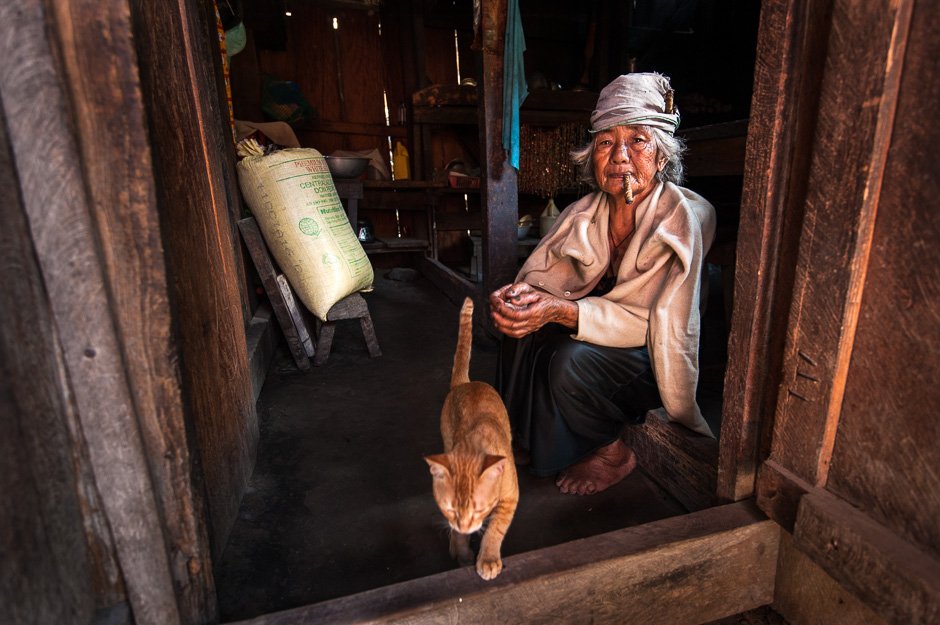 Portrait of a Tingguian woman